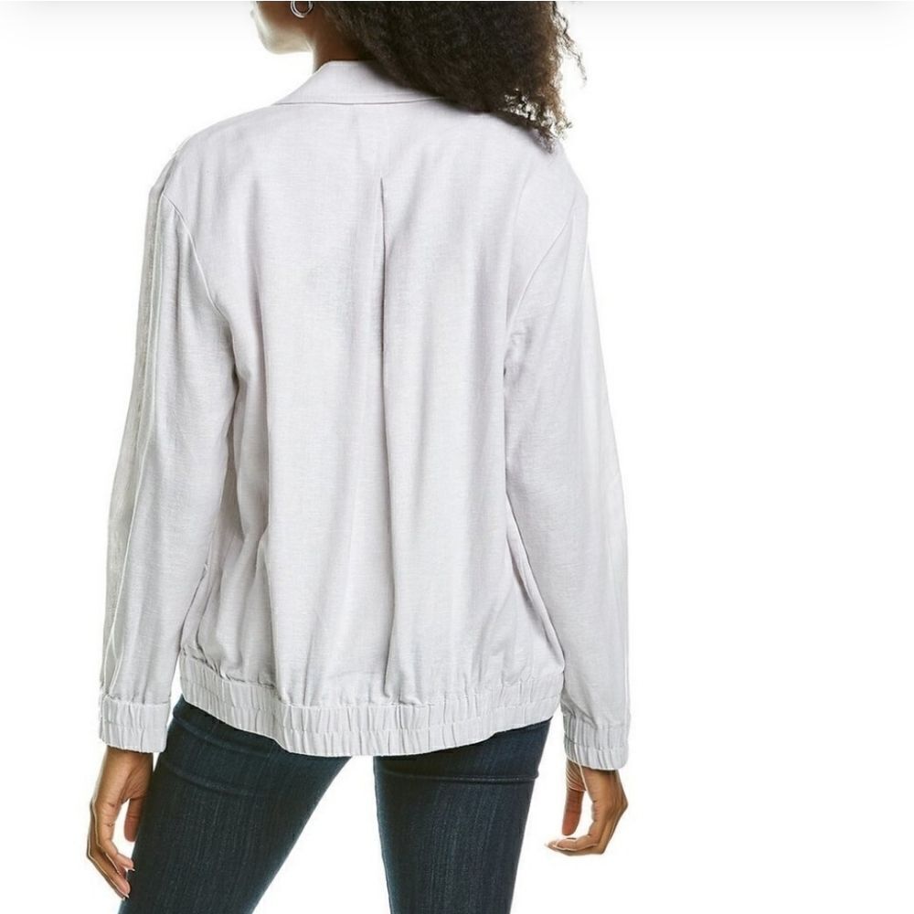 B new york linen blend Eco easy jacket Coastal Minimalist - Picture 3 of 16